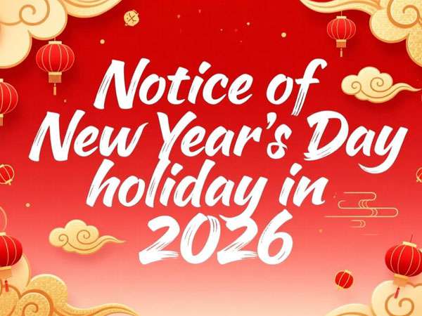 Notice on the New Year's Day holiday in 2026